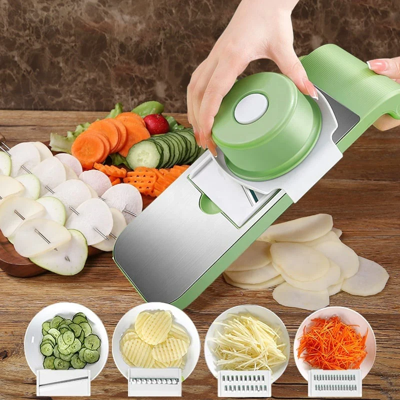 SuperRaffel™ | Râpe à légumes pratique 5en1