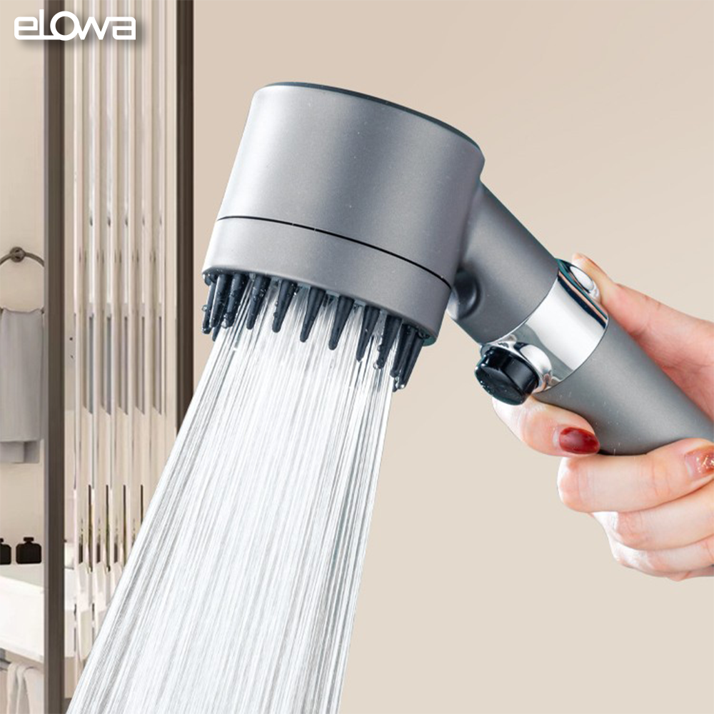 Pommeau de Douche 5 Fonctions Hydro 22cm Chrome
