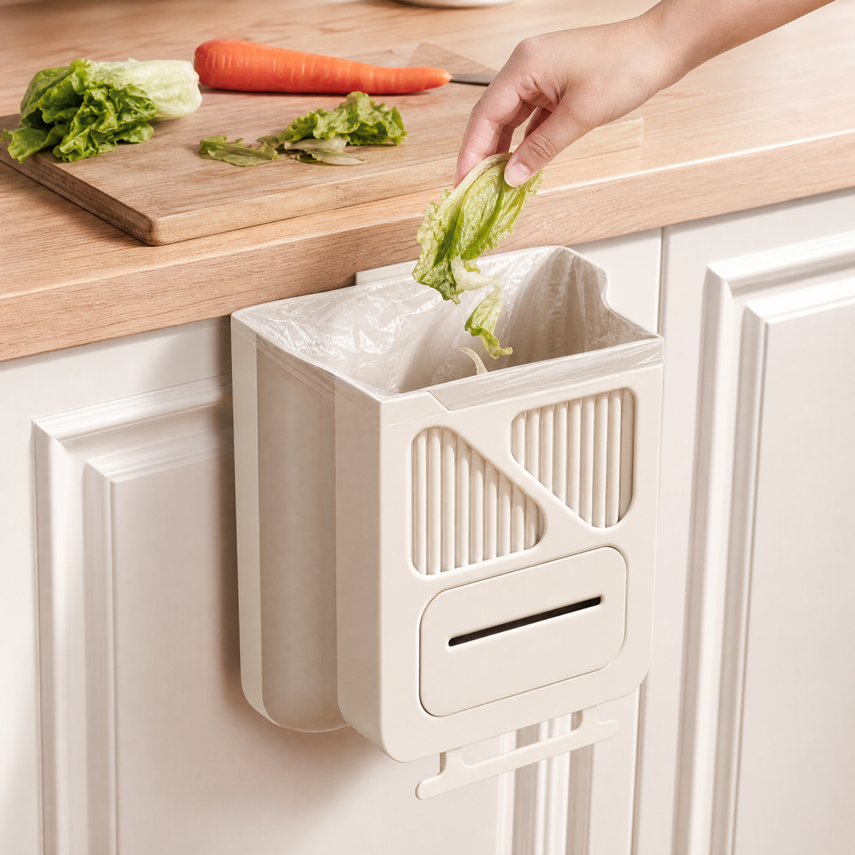 KlappBin Beige mit Beutel