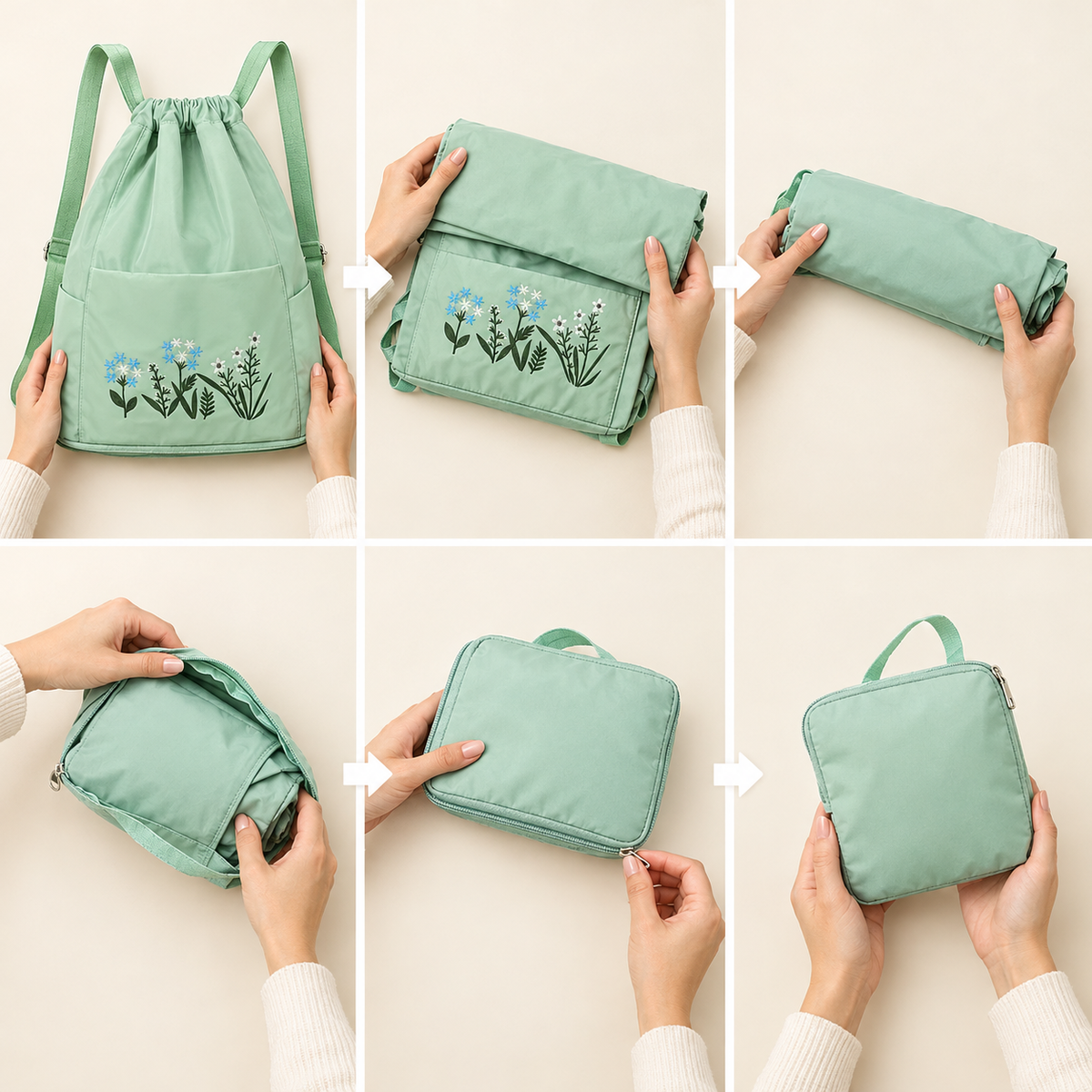 PocketPack™ | Päckchen rein, Rucksack raus