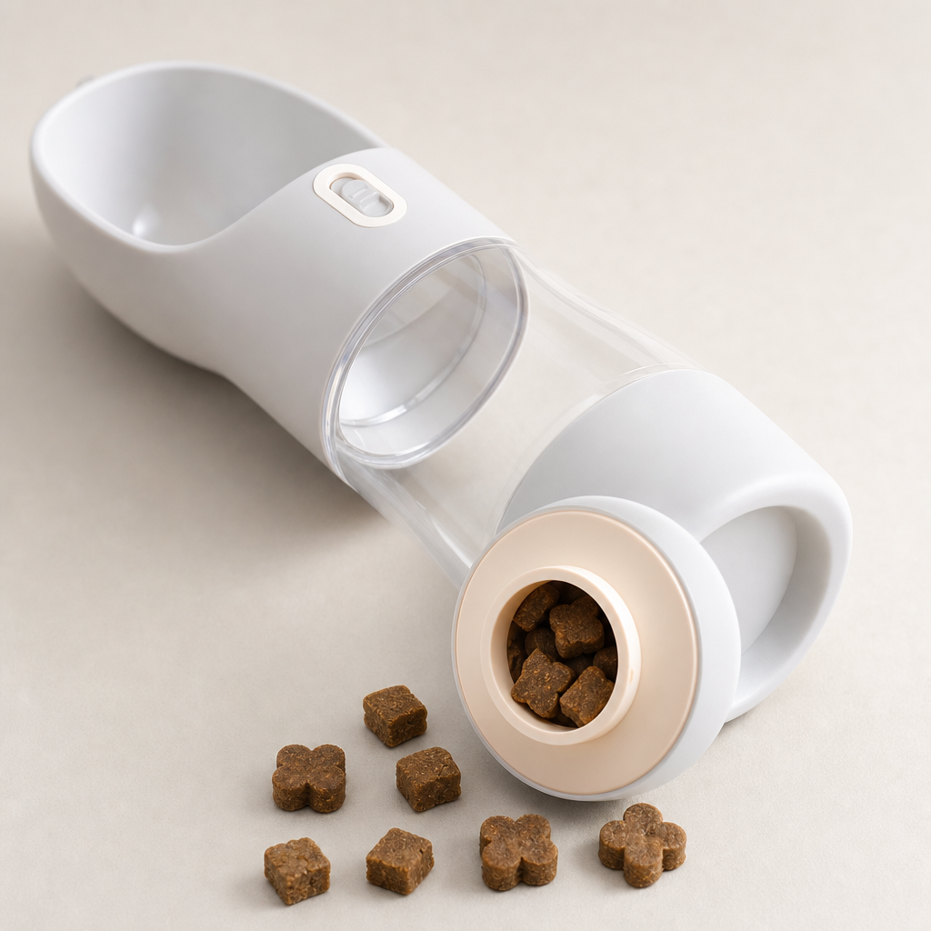 PupSip Leckerlifach Detail weiss